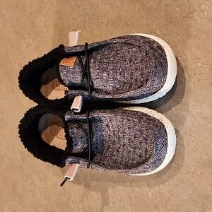 HEY DUDE Wendy Warmth Charcoal Size W6